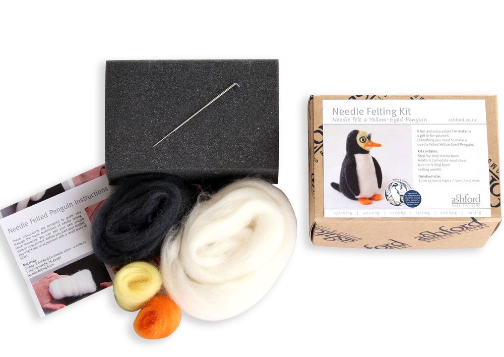 A705 New Zealand Wildlife Needle Felting Kit Penguin-image